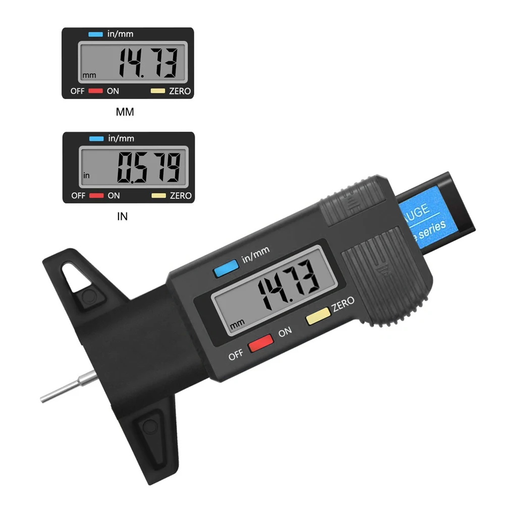 Auto Wear Detection Measuring Tool Caliper Thickness Gauges Tread Brake