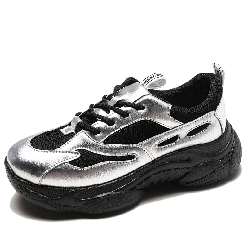 

High Quality Trainers Women's Platform Sneakers Women Shoes Breathable Casual Women Running Chunky Sneakers 2019