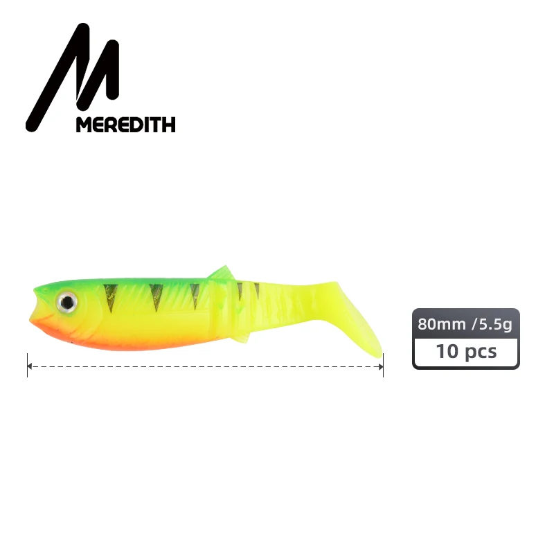 10 шт. рыболовные приманки 5 г 8 см|soft lure shad|lure shadfishing soft |