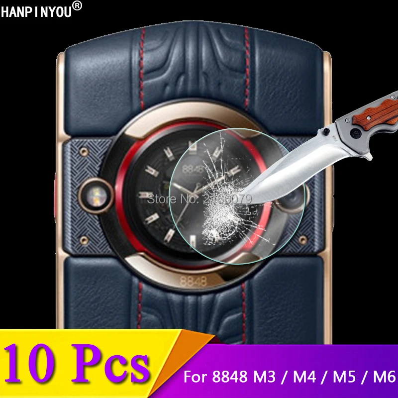 10 шт./лот для 8848 M3 / M4 M5 M6 9H 2.5D HD Прозрачный задний объектив камеры защитная крышка