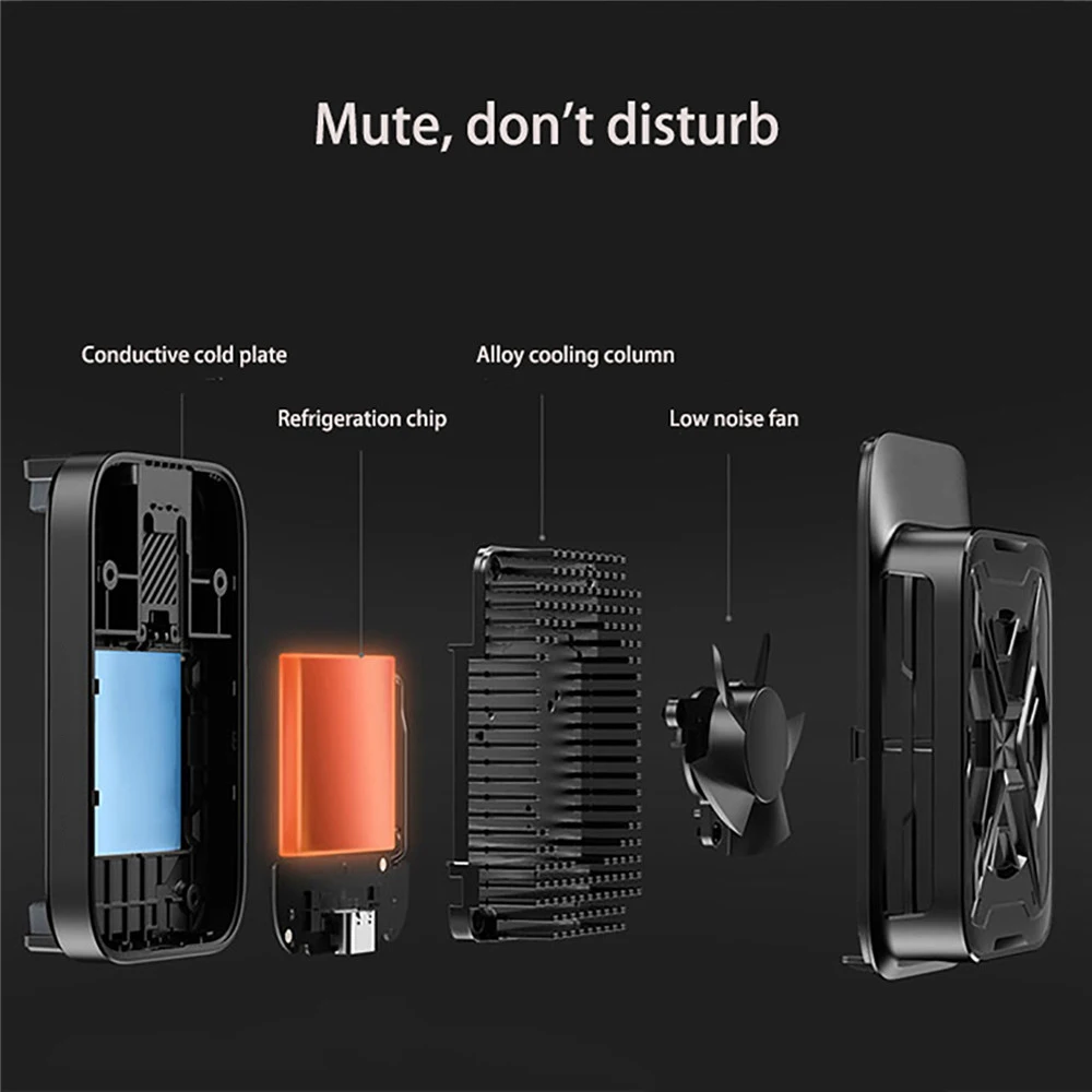Universal Cooling Back Clip Fan For Redmi K40 Pro Cooling Fan Heat Sink Radiator For Black Shark 4 Phone Accessories Phone Accessory Bundles Sets Aliexpress