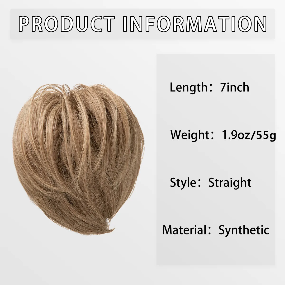 SARLA Synthetic Curly Band Hairpiece - Messy Afro Chignon Cheveux Tail, Elastic Scrunchie Wrap, Women's Updo - Image 2