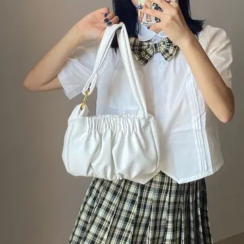 

Cloud Bag Female 2020 Spring and Summer New Wrinkle Bag Commuter All-match Armpit Bag Soft Shoulder Bag Handbag Dumpling Bag