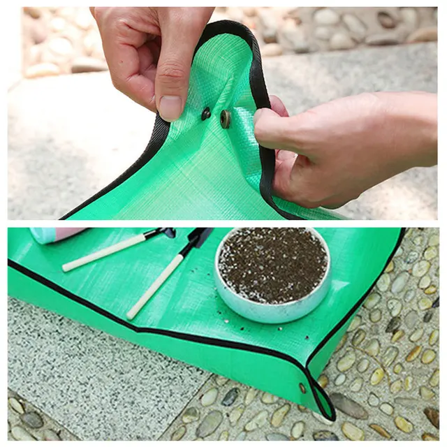 50/68/100 Cm -Es Ültetési Szőnyegek Pe Gardening Mat Green Pad Növény Erkély Super Light Újrahasznosítható Vízálló Virágkert Szőnyeg - Image 4