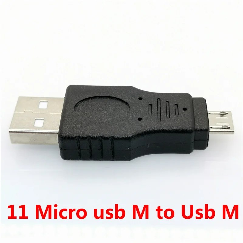 Micro usb male Mini USB or USB 2.0 Male Female Printer usb Plug jack Power Connector Charging Adapter for Phone MP5