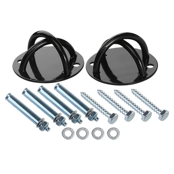 

2Pcs Ceiling Wall Mount Anchor for Suspension Strap Strength Training Gym Yoga Bracket Olympic Rings Swing Hammock