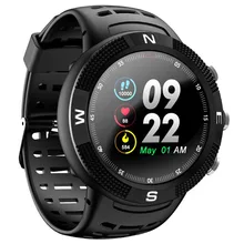 F18 спортивные мужские и женские часы IP68 Водонепроницаемые часы с компасом для мониторинга здоровья часы с напоминанием о сообщениях часы для Android и IOS