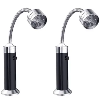 

1 pcs Kose barbecue lamp magnetic base super bright 9 LED barbecue lamp 360 degree flexible gooseneck