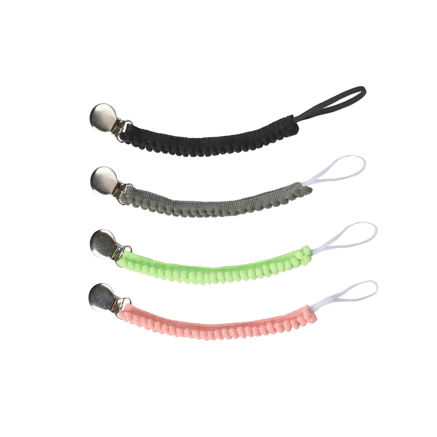 

Pacifier Strap Silica Gel Pad Pacifier Clip Baby Anti-out with Pacifier Clip