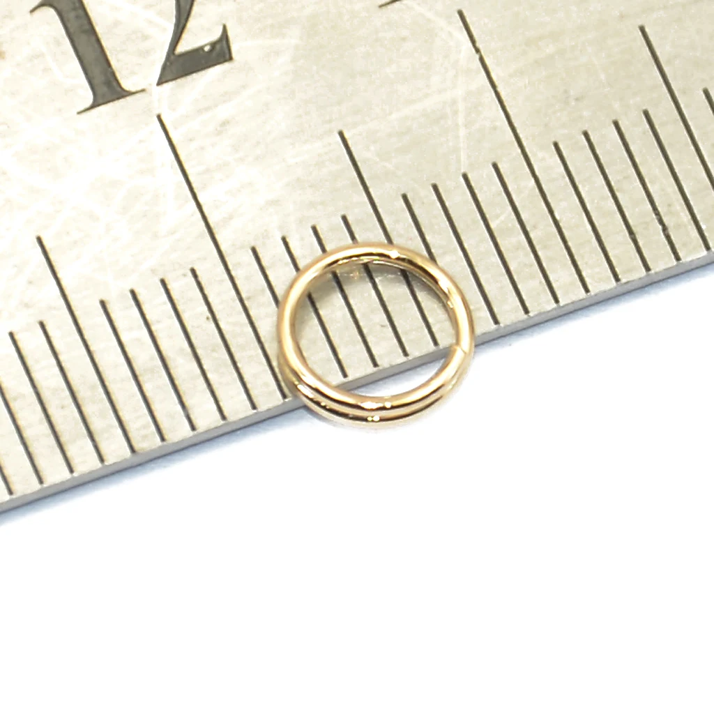 200pcs Split Rings Double Loop Jump Ring Diameter 6mm 8mm for Jewelry Making 2 Color For choice