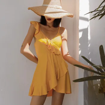 

Swimwear Women One Piece Bikini 2020 Bathing Suit Ladies Mayo Swimsuit Fused Female Slimming Monokini Trendy Swim Biquini