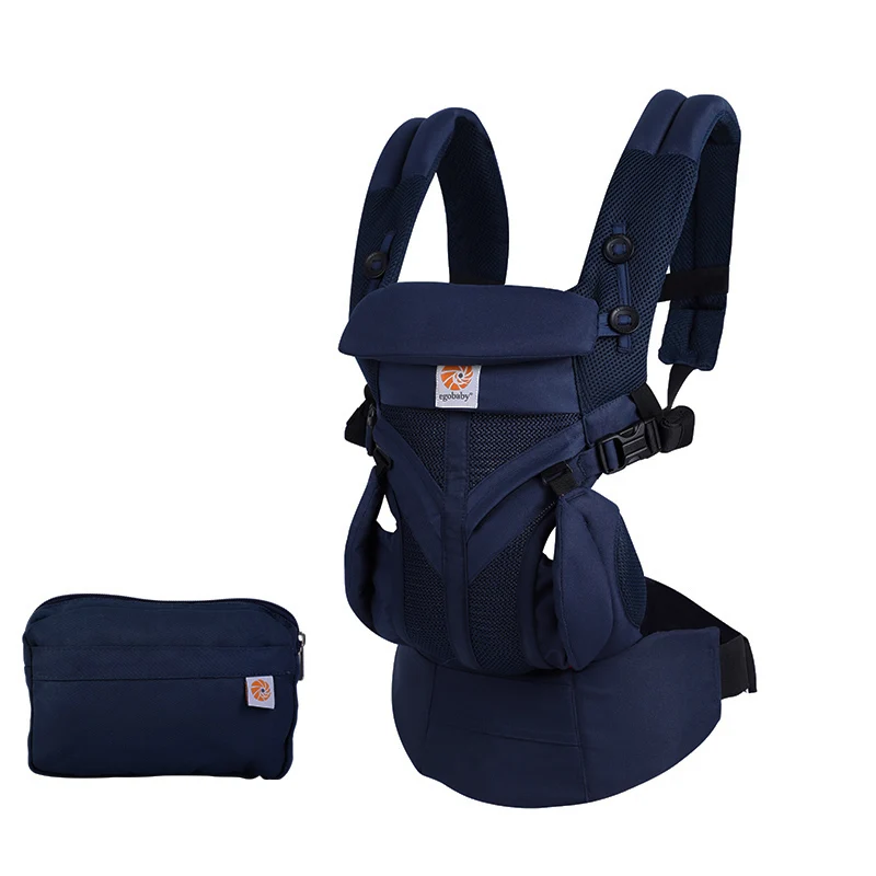omni-mesh navy Egobaby младенец новорожденный удобное приспособление для переноски эргономичная переноска для младенца Многофункциональный дышащий слинг рюкзак Детская коляска omni 360 - Цвет: omni-mesh navy
