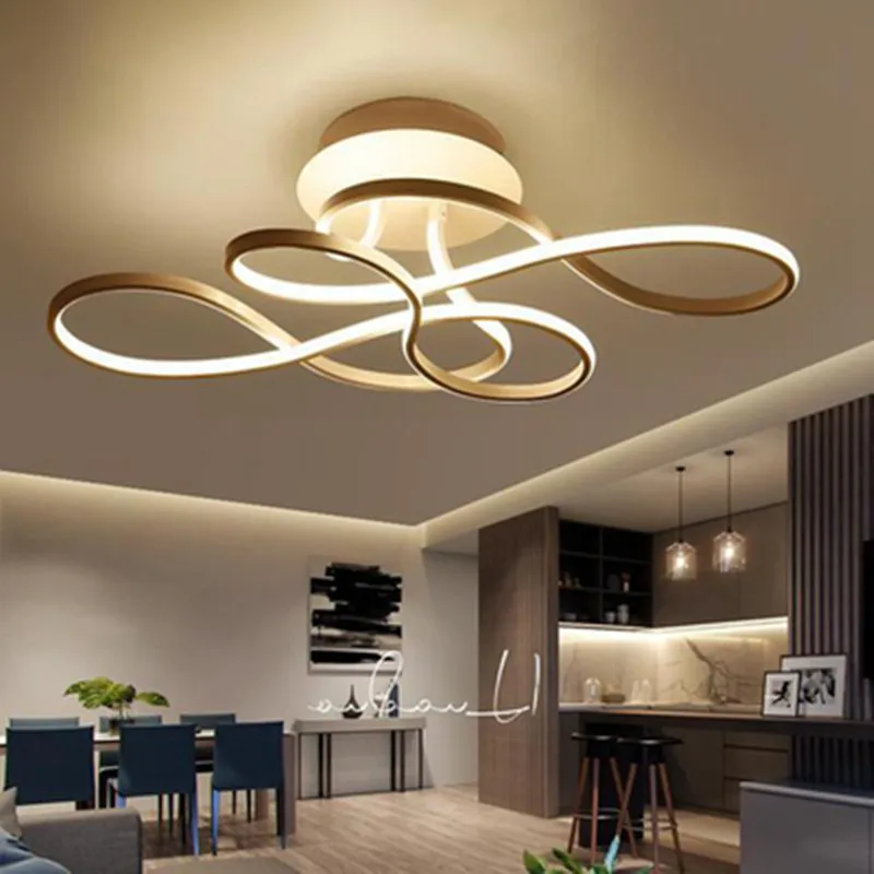 

Double Glow modern led Chandelier for living room bedroom lamparas de techo dimming ceiling chandeliers lamp fixtures