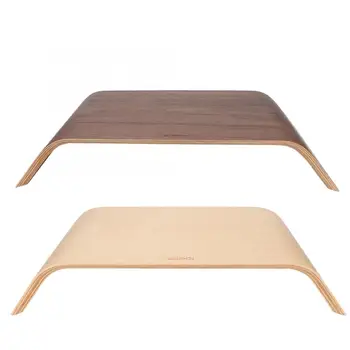 

High Quality Samdi Wooden Computer Monitor Stand Universal Dock Holder Display Bracket for iMac PC Notebook Computer
