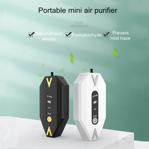 목걸이형 미니 휴대용 공기 청정기, 로나이저, 스모그 제거, 포름알데히드, USB 충전식 음이온 발생기 3