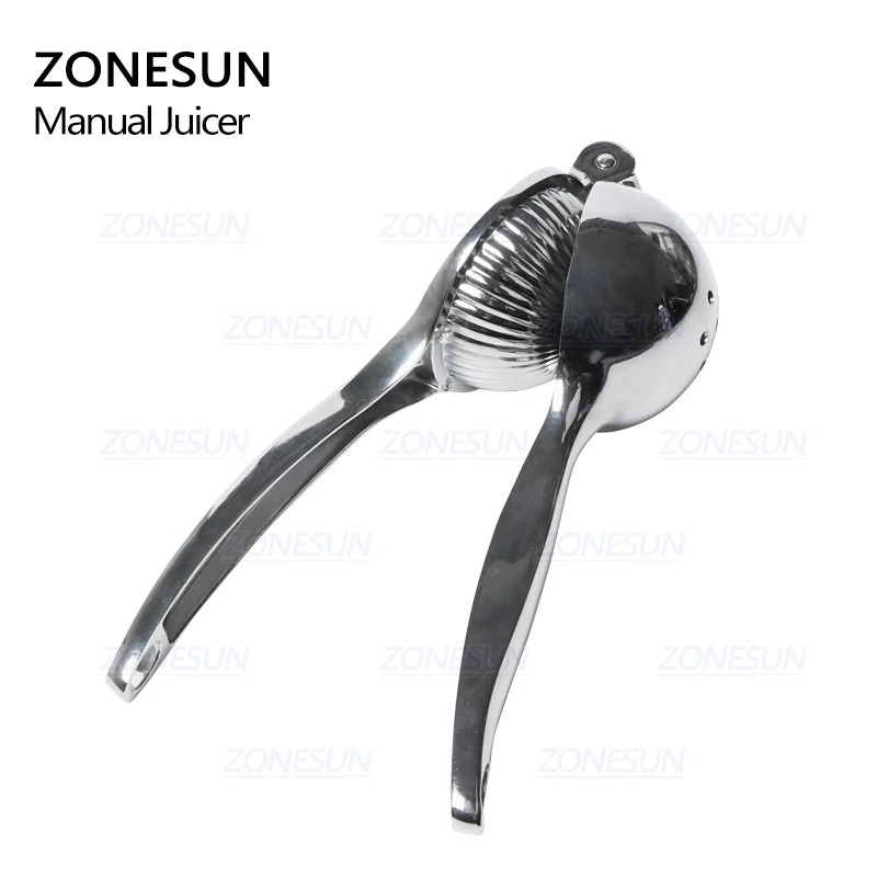 ZONESUN мини-соковыжималка из нержавеющей стали для цитрусовых, фруктов, апельсина, лимона, граната, Ручной пресс, ручная соковыжималка, лимон, пресс, машина