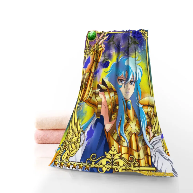Saint Seiya Towel Printed Cotton Face/Bath Towels Microfiber Fabric For Kids Men Women Shower Towels 70X140cm microfiber towel