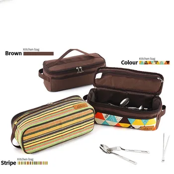 

Outdoor Portable Camping Cooker Storage Bag Camping Kitchen Cookware Storage