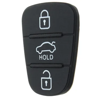 

Hot 3 Button Remote Key Fob Case Rubber Pad For Hyundai I10 I20 I30 Flip Key Key Shell Case for Car