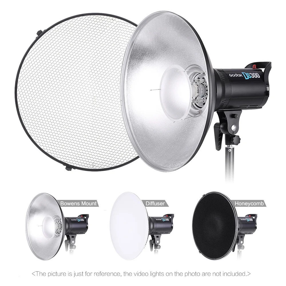 Godox 41 см Красота Круглый отражатель стробоскоп освещение соты для Bowens крепление Speedlite Фотостудия аксессуары