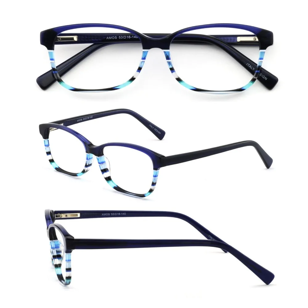 OCCI CHIARI, модный бренд, компьютерный анти-синий светильник, женские очки для близорукости, Темно-Синяя Прозрачная Оптическая оправа, очки, очки