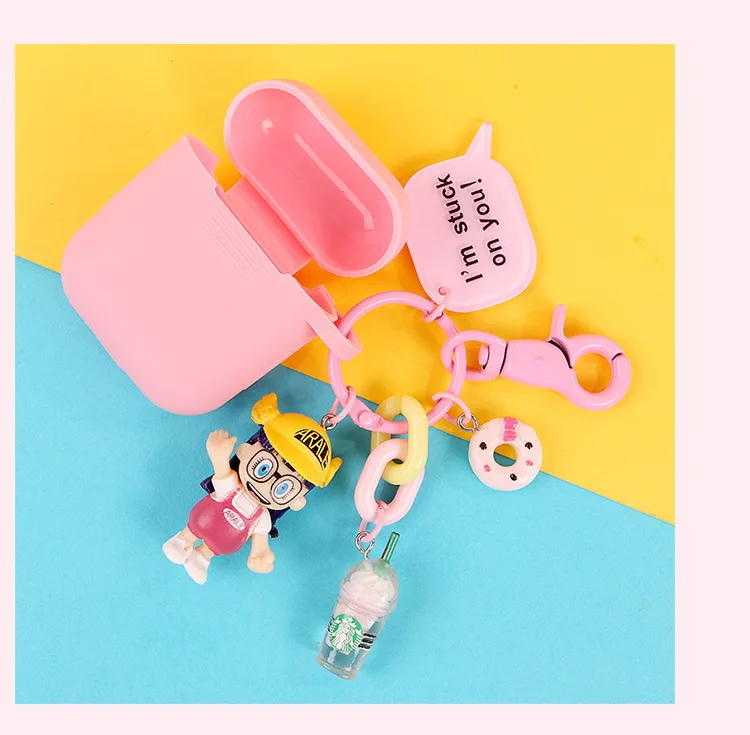Милый мультфильм Arale кукла автомобиль брелок хипстер девушки сердце кулон творческий ключ цепочка украшения