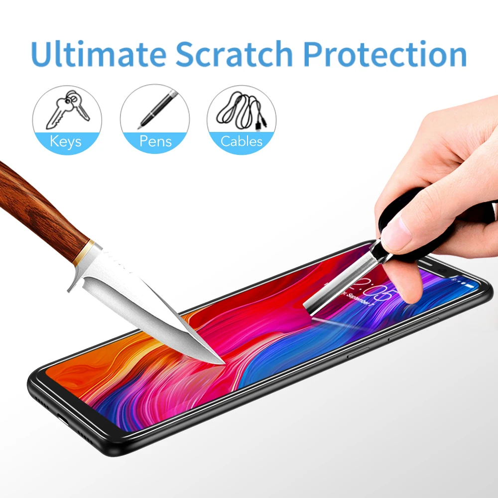 1 шт. ESR закаленное стекло для xiaomi 8 Защита экрана 3X более сильное 9H Защитное стекло для xiaomi mi 8SE с установочным инструментом