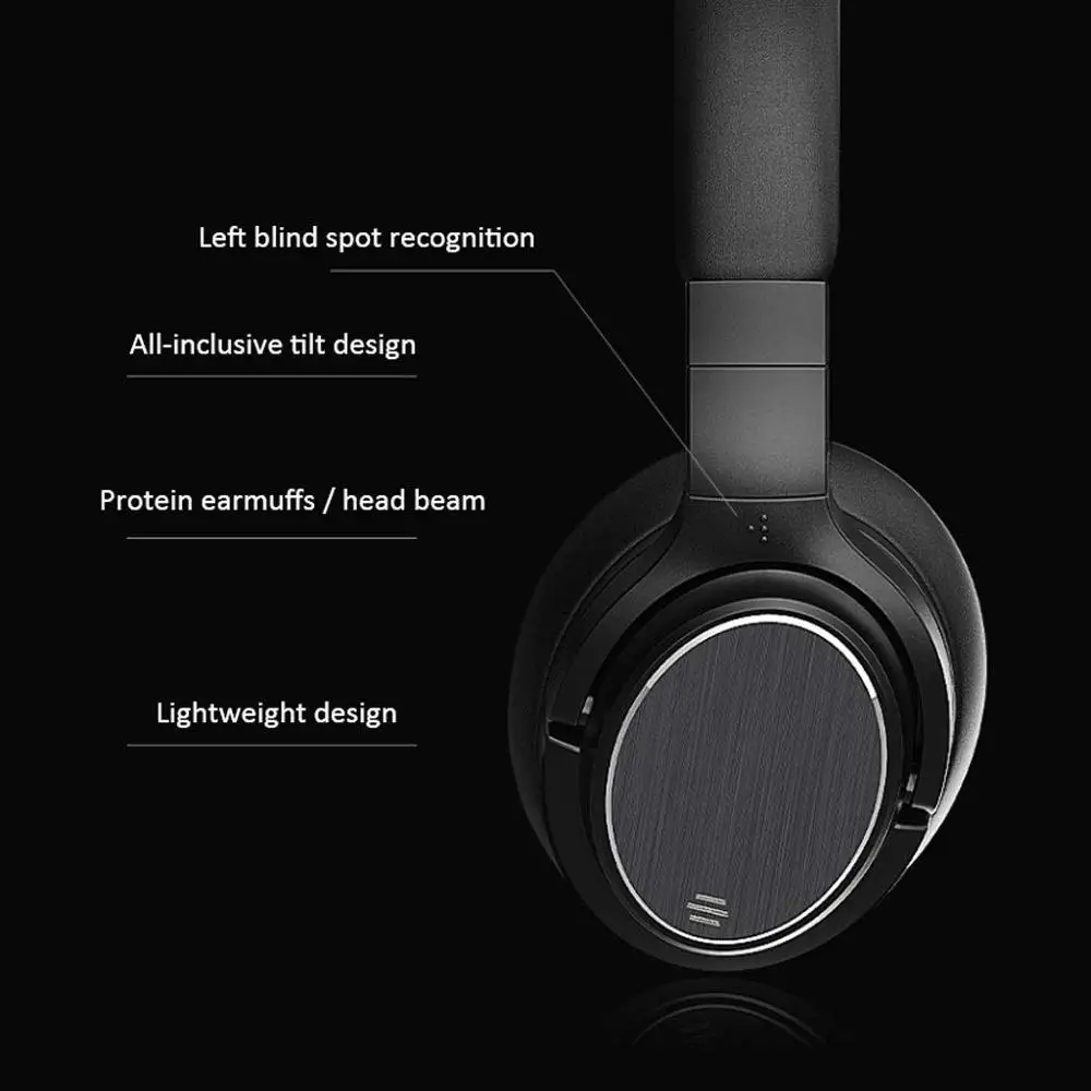 Bluetooth ANC наушники 50 часов активного шумоподавления наушники регулятор громкости с микрофоном