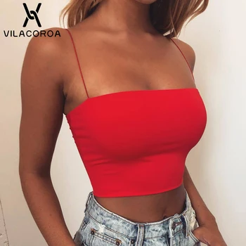

Backless Women's T-Shirt Top Vest Camis Short Low Chest Tight Shirt Women's Crop Top Streetwear Cotton Elastic Force Tshirt