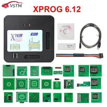

XPROG V6.12 V5.55 V5.74 V5.84 X-PROG M Metal Box Xprog V5.84 XPROG-M ECU Programmer Tool X Prog M Box V5.84 Full Adapters