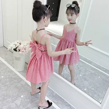 

Little Girls Dresses Summer 2020 Children's Camisole Dress 11 Years Old Princess Dress Girls Christmas Banquet Party 8