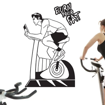 

Fitness Decal Gym Sticker Body-building Posters Vinyl Wall Decals Mural Fitness Crossfit Decal Muscle Gym Sticker