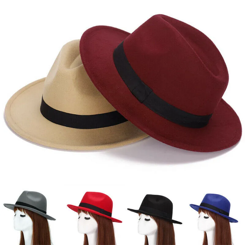wide brim homburg hat