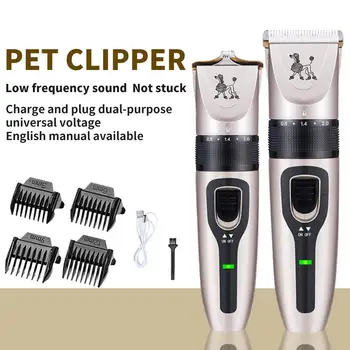 

Dog Hair Clipper USB Charging Stainless Steel Pet Hair Trimmer Trim Cat Pets Fast Pet Shaver Security