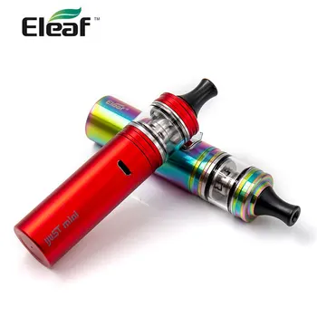 

Original Eleaf iJust Mini Kit 25W Built in 1100mAh Battery 0.6ohm GT M/GT C Coil Head 3ml Capacity VS iJust 3 E-Cigarette