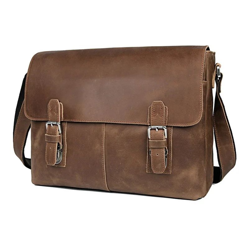 mens leather mail bag
