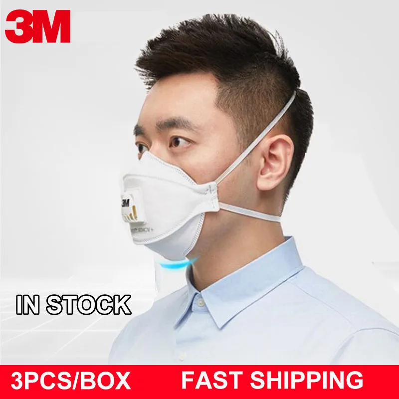 

3pcs/lot 3M 9334CV+ Dust mask Dust-proof Anti-Splash Anti-fog PM2.5 Anti-particles Safety Face Mask 3m 9334 Industrial Work