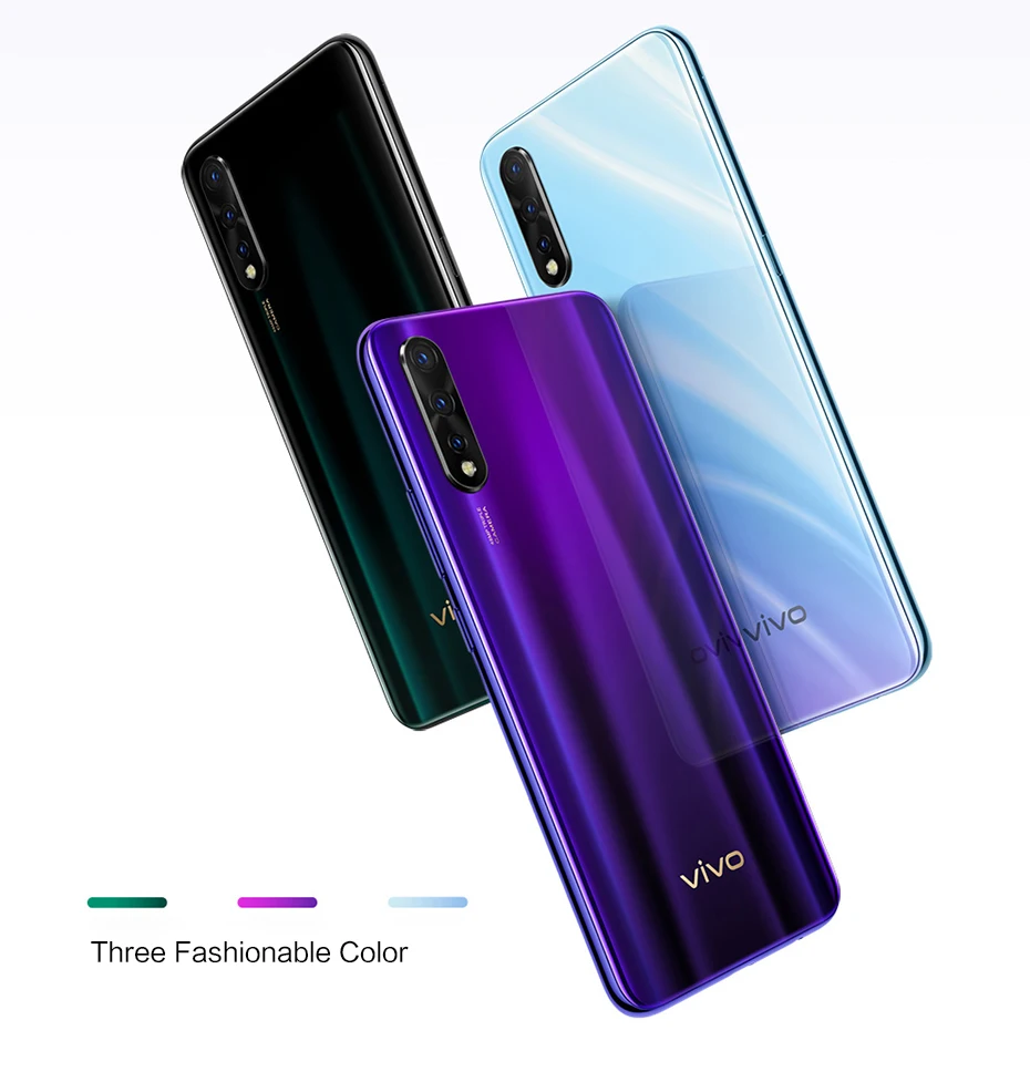 vivo Z5 SuperAmoled экран мобильный телефон SDM712 48MPTriple камера 4500 мАч батарея экран FringerPrint смартфон