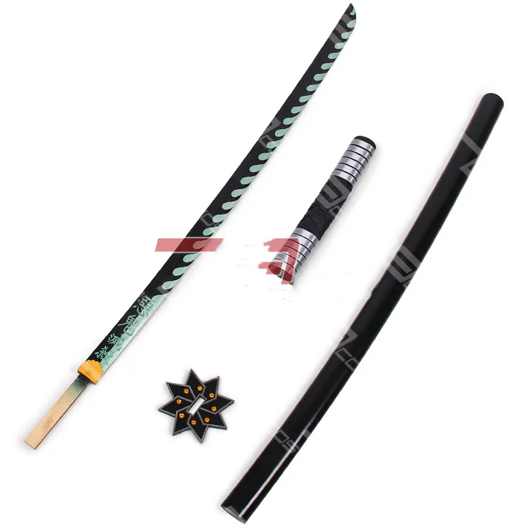 Аниме Demon Slayer: Kimetsu No Yaiba Shinazugawa Sanemi меч реквизит косплея из ПВХ оружие для Хэллоуина Карнавал Необычные Вечерние реквизит
