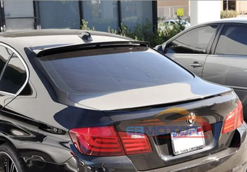 H STYLE REAL CARBON FIBER ROOF SPOILER for BMW F10 5 SERIES 2011UP