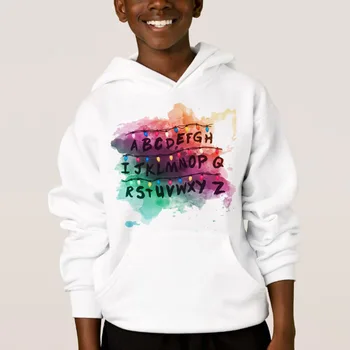 

Kids Adults Stranger Things Hoodies Sudadera Hombre White Sweatshirts Moletom Harajuku Streetwear Teenager Pullover Men Women