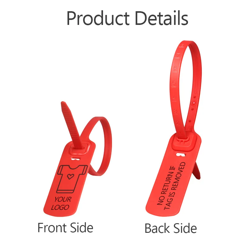 100 pces costume zip tie fora plástico