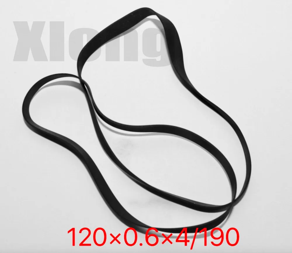 

2Pieces/Lot Fold Length:190mm Thickness:0.6mm Width:4mm Opener Record Player Belt Recorder Drive Transmission Flat Belt
