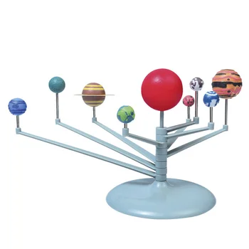 

HOT-Nine Planet Model Puzzle Assembled Solar System Planetary Instrument Children Science and Education Diy Toys Set Luminous