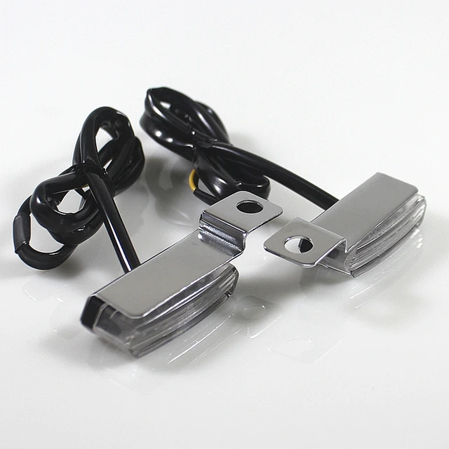 US $11.56 LED Mini Turn Signal Light Blinker Light Indicator For Yamaha Kawasaki Suzuki Cafe Racer Scooter Bo