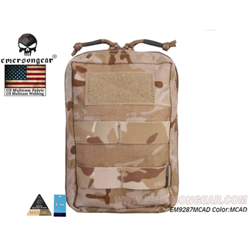 Emersongear Emerson Тактический маленький универсальный чехол EDC облегченная модульная система переноски снаряжения универсальный инструмент чехол для пейнпола сумка на пояс для охоты - Цвет: MCAD