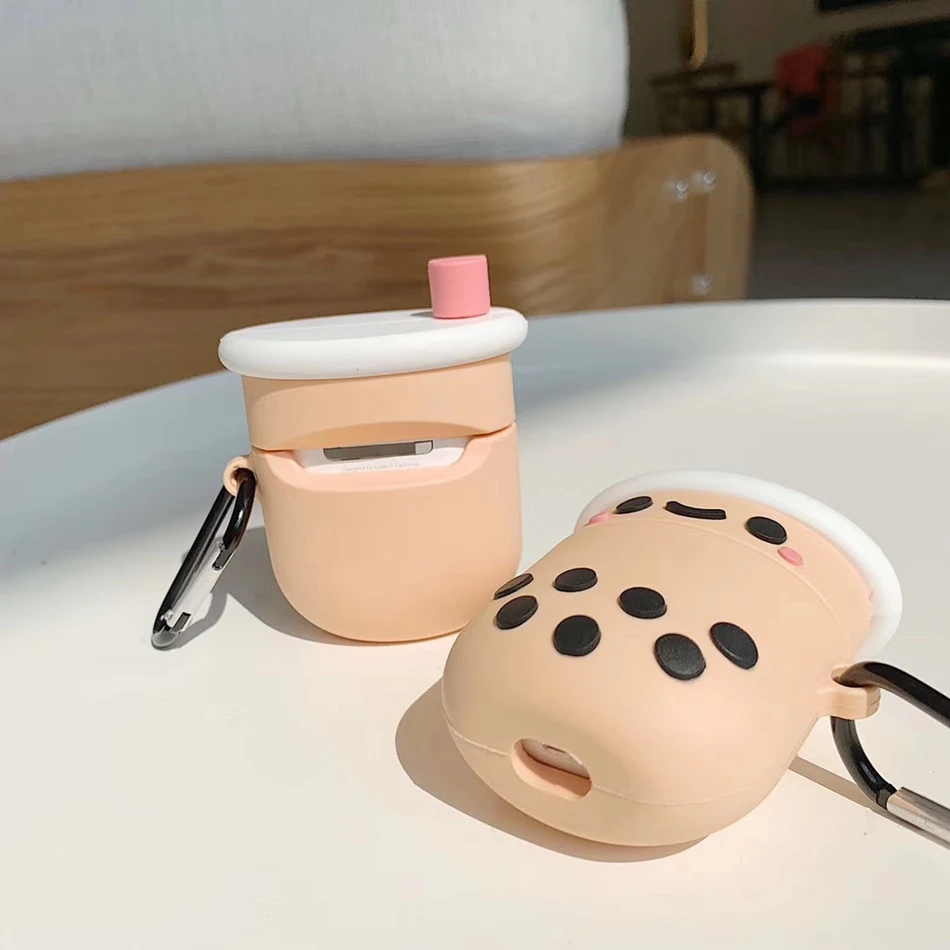 3D милый чехол для наушников для Airpods 2 чехол силиконовый чехол для мальчиков с изображением аниме кошки Рождественский чехол для наушников для Apple Air pods для Earpods чехол