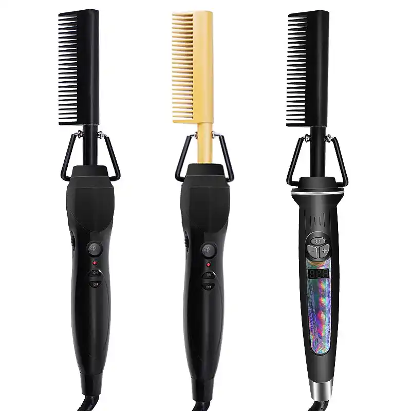 gold n hot electric pressing comb