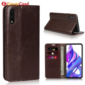 

Flip Case For Huawei Honor 9X Pro Cases Cover Genuine Leather Coque Luxury Wallet for Huawei 9X Global Hoesjes Phone Accessory