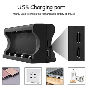 

8 Slots Smart Intelligent Rechargeable Battery Charger for CR123A Battery Eight-cell Independent Control Double Sided Design
